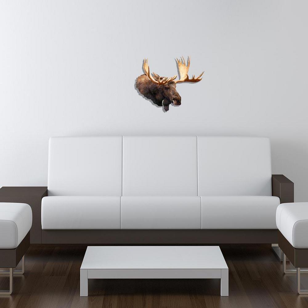 Decor Moose Head Metal Wall Art 101210110 The Home Depot Decor Moose Head Metal Wall Art
