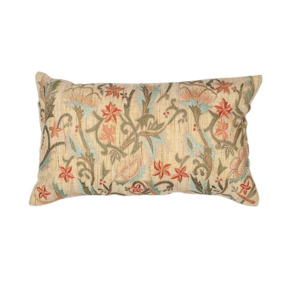 Spring Beige Orange Decorative Pillow