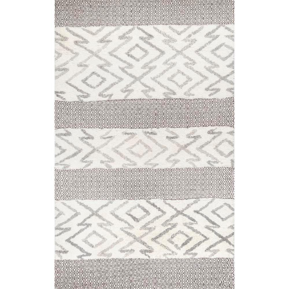 Nuloom Sarina Diamonds Grey 7 Ft X 9 Area Rug Rzbd40a 6709 Diamond Eye Roslyn Gy Grey 7 Ft 6 In X 9