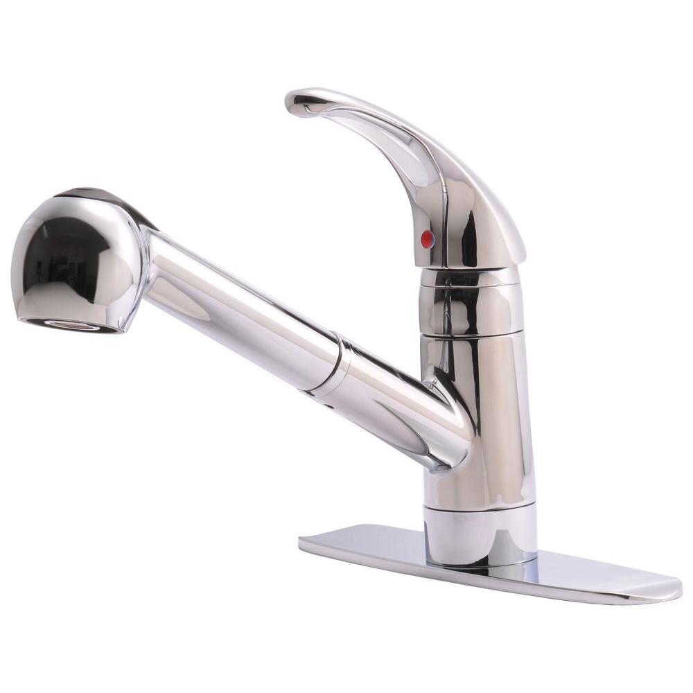 Ultra Faucets Classic Collection Single Handle Pull Out Sprayer 