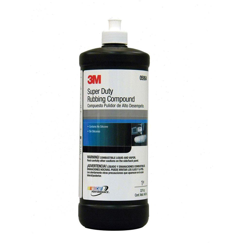 3M Super Duty Rubbing Compound Quart05954 The Home Depot