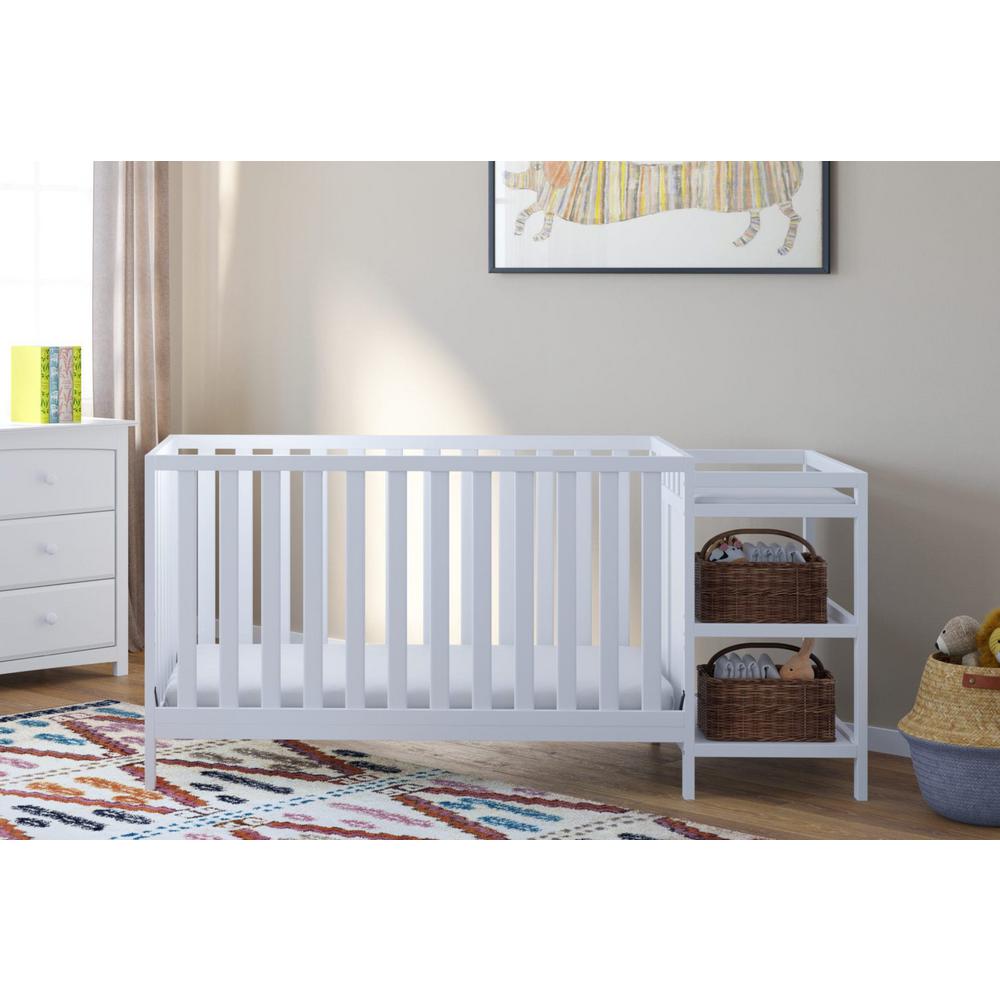 Furniture Baby Storkcraft Pacific 4 In 1 Convertible Crib And