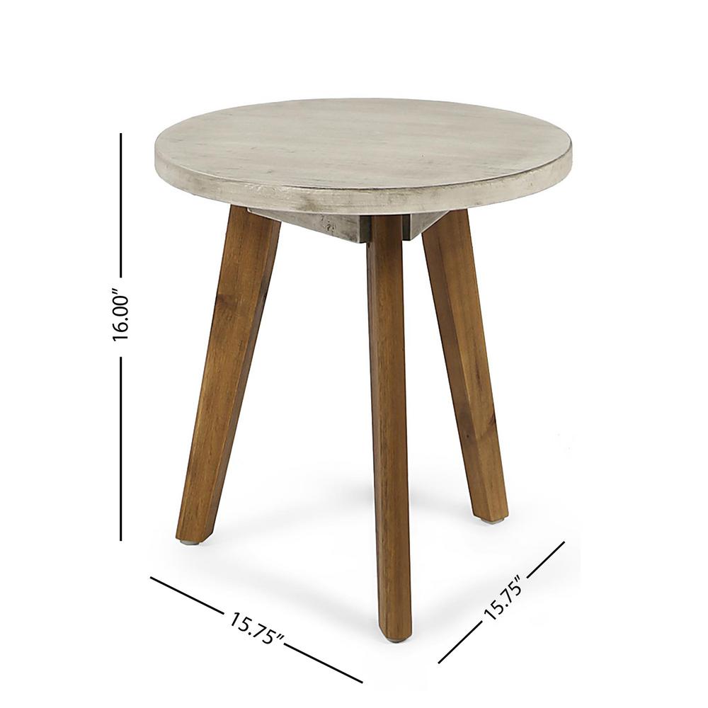 light wood side tables