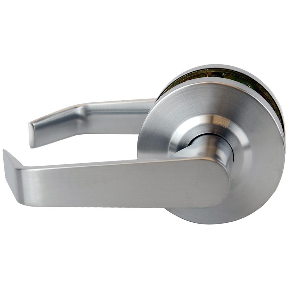 Commercial Grade 2 Passage Hall Closet Door Lever In Satin Chrome