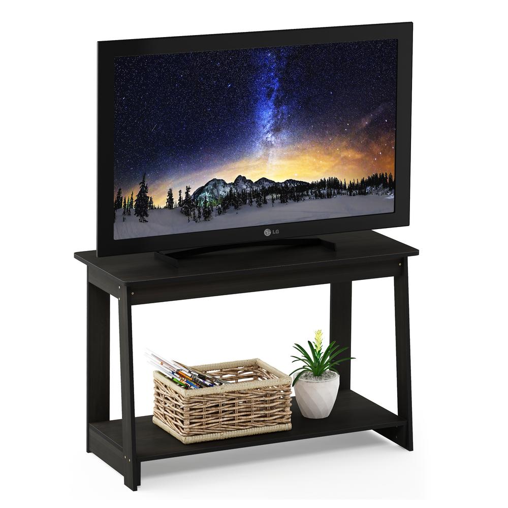 Furinno Beginning Espresso Tv Stand 18041ex The Home Depot