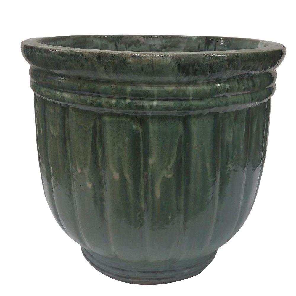 The Hip Gardener Premium XLarge Ceramic Planter09022 The Home Depot