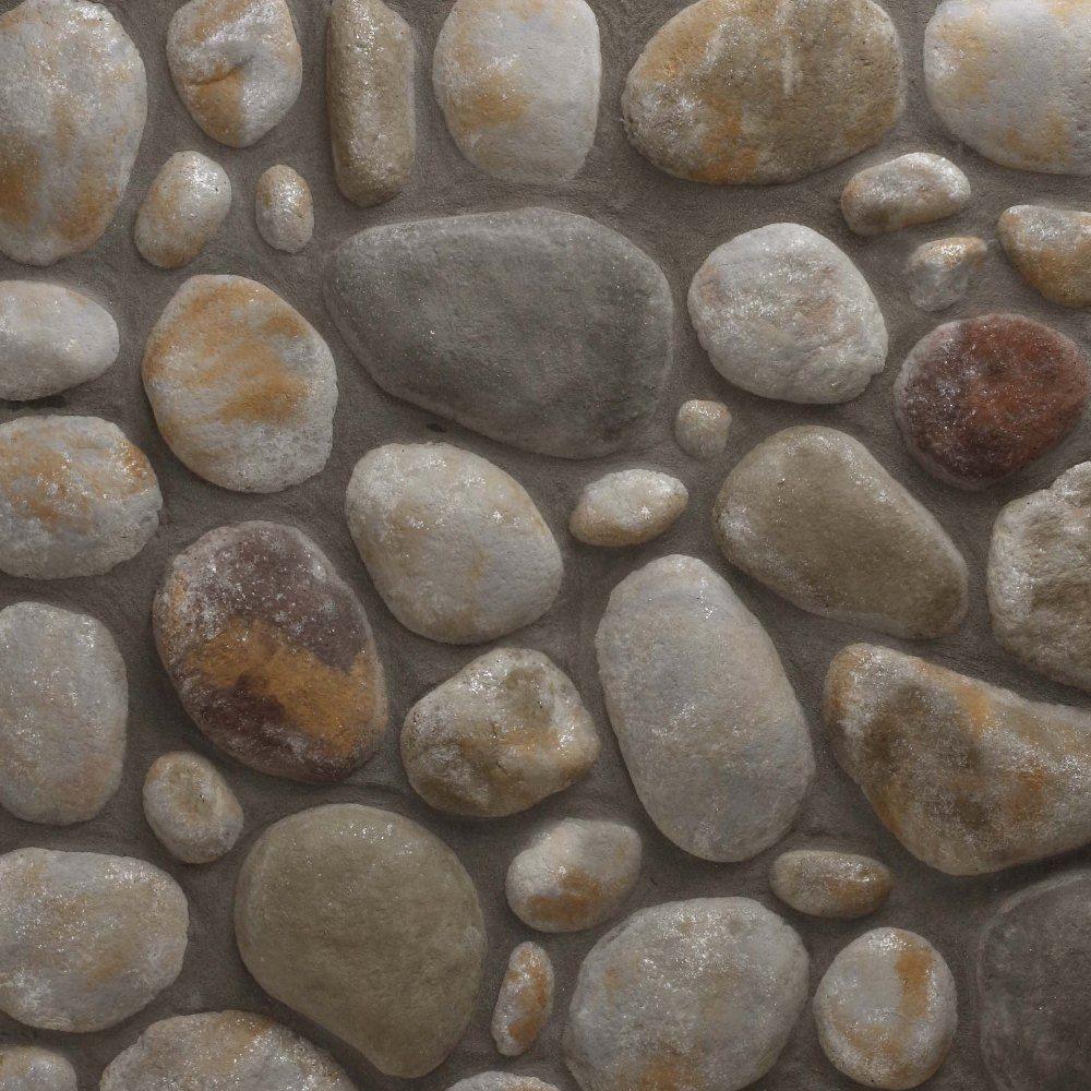 Veneerstone River Rock Mendocino Flats 150 Sq Ft Bulk Pallet