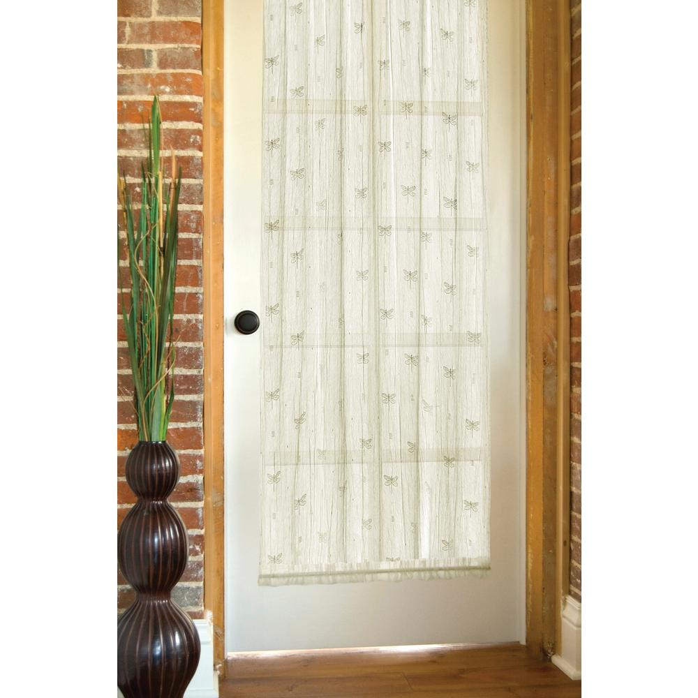 Heritage Lace Dragonfly Ecru Lace Door Panel 7185e 4572dp The