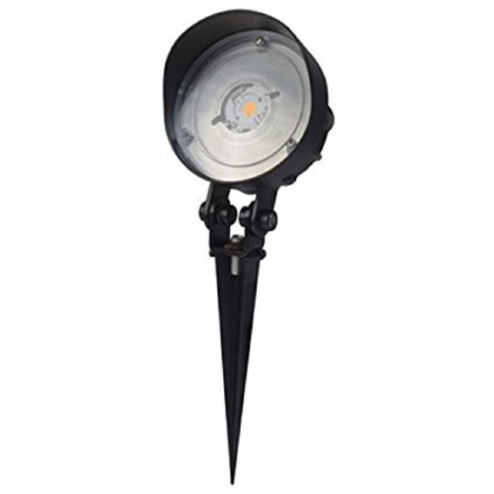 Moonrays Low-Voltage 921-Lumen Black Outdoor Integrated LED Adjustable