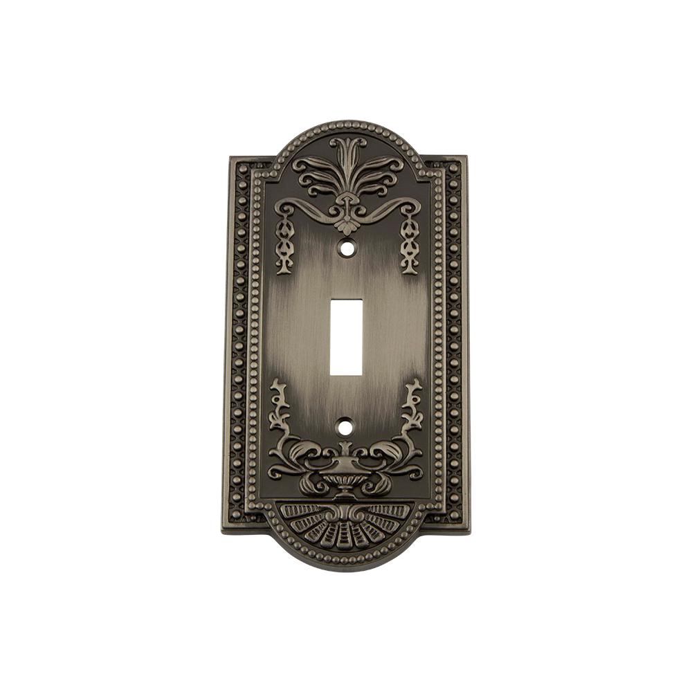 Nostalgic Warehouse Pewter 1 Gang Toggle Wall Plate 1 Pack 719782 The Home Depot