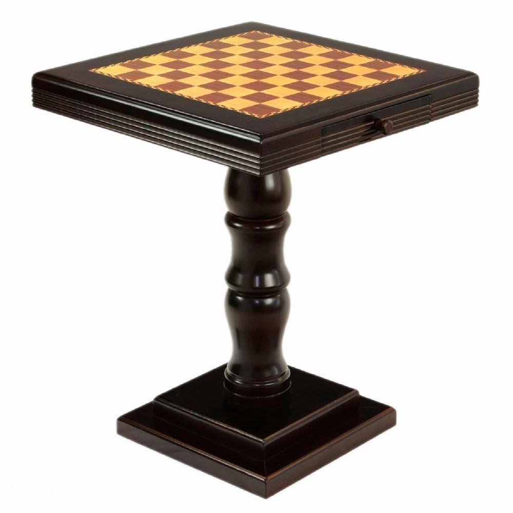 Homecraft Furniture Espresso Game End Table H 57 The Home Depot