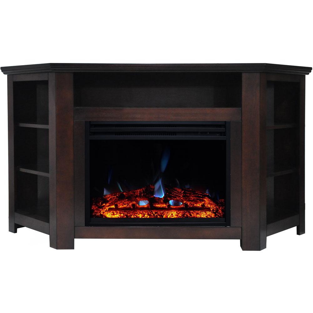 Cambridge Stratford 59 in. Electric Fireplace Heater TV Stand in 