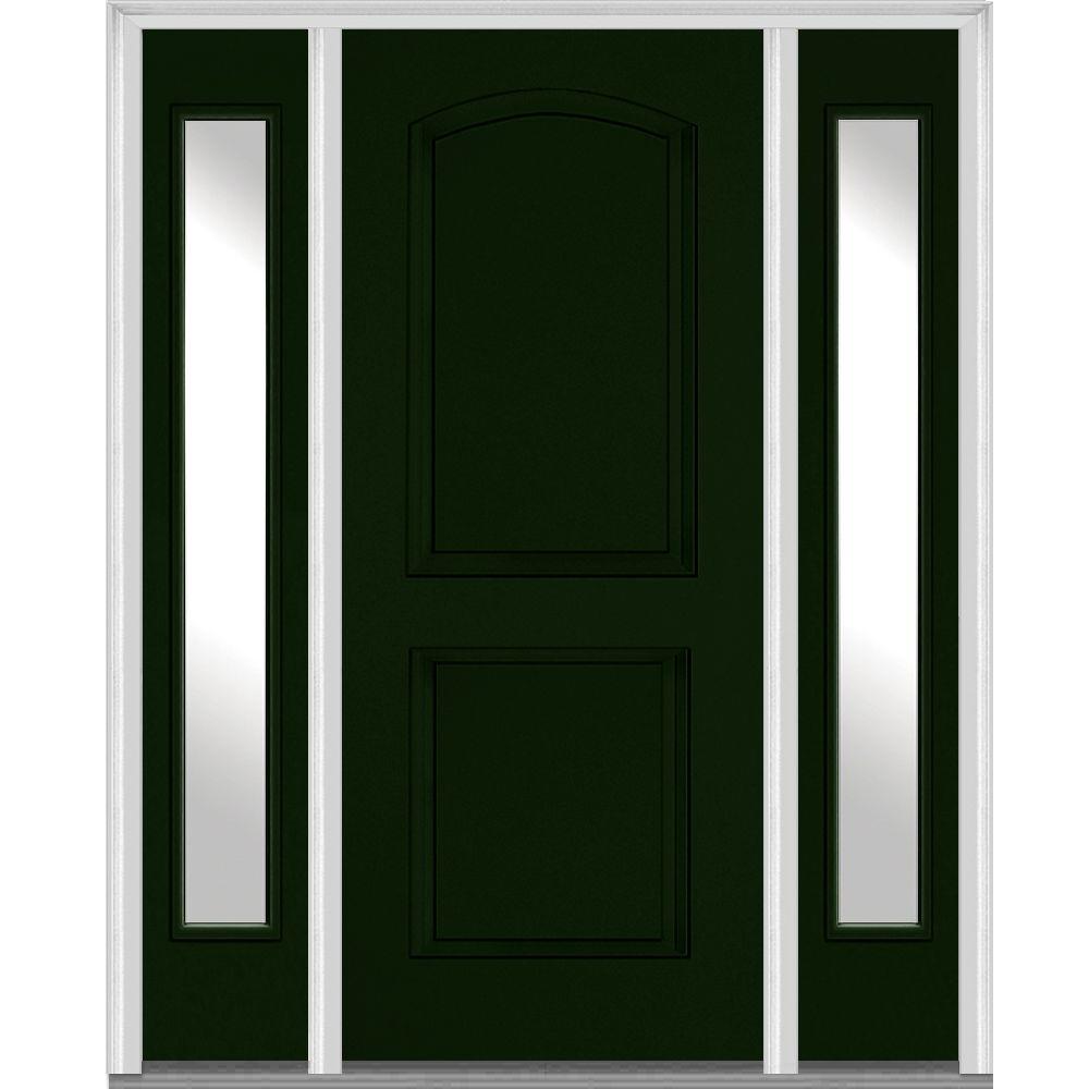 Mmi Door 64 5 In X 81 75 2 Panel Archtop Painted Fiberglass Mmi Door 64 5 In X 81 75 2 Panel Archtop Painted Fiberglass Smooth Exterior