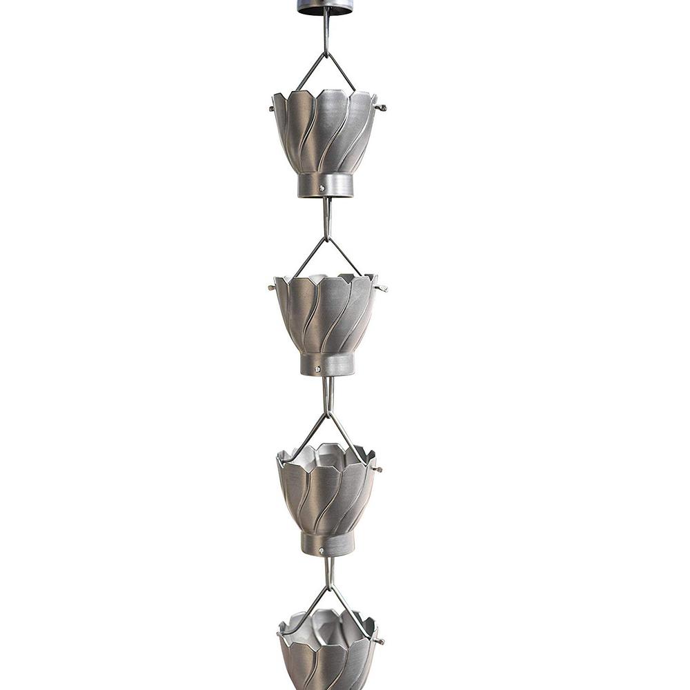 silver rain chain