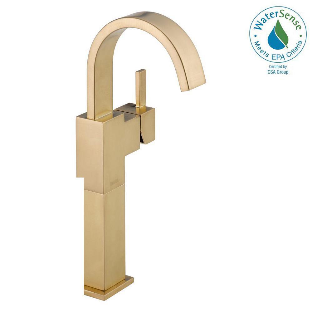 Delta Vero Single Hole SingleHandle Vessel Bathroom Faucet in