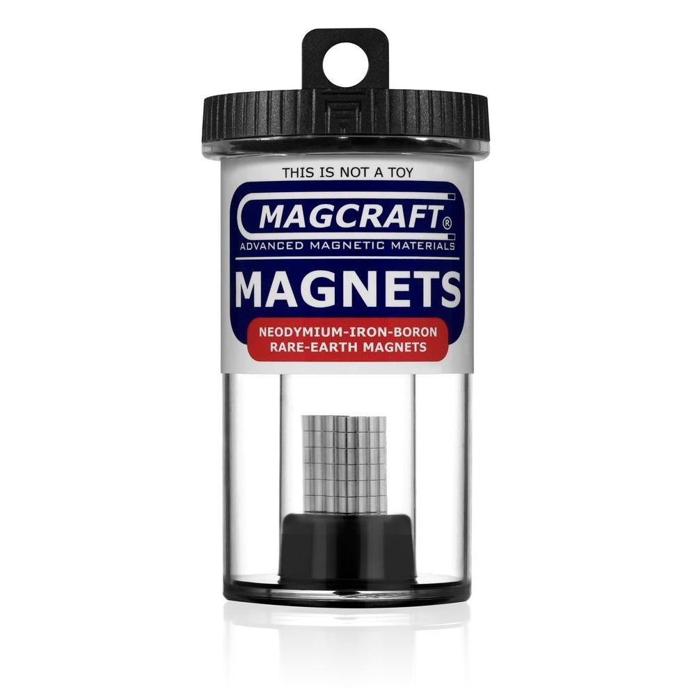 Magcraft Rare Earth 1/8 inch x 1/8 inch Rod Magnet (100-Pack) by Magcraft