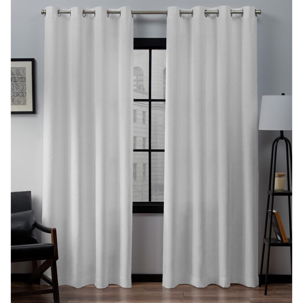 96 inch linen curtain panels