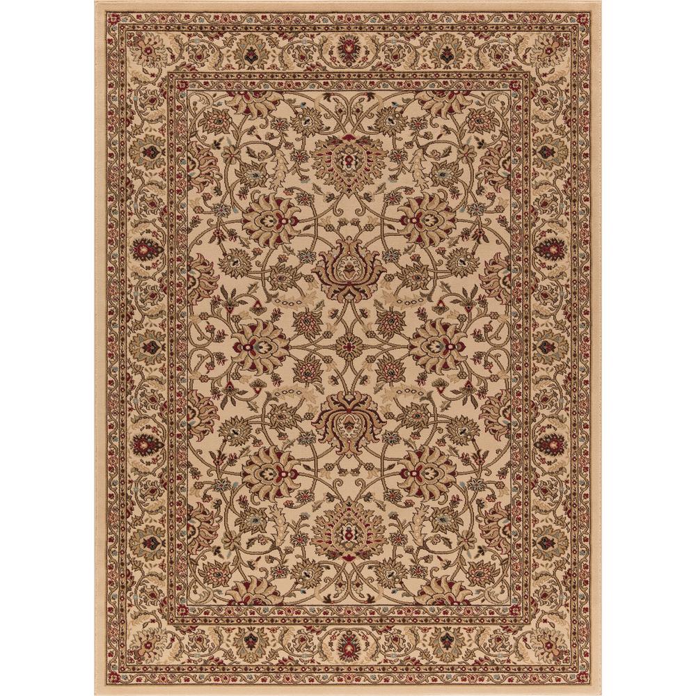 Concord Global Trading Ankara Mahal Ivory 8 Ft X 11 Area Rug Concord Global Trading Ankara Mahal