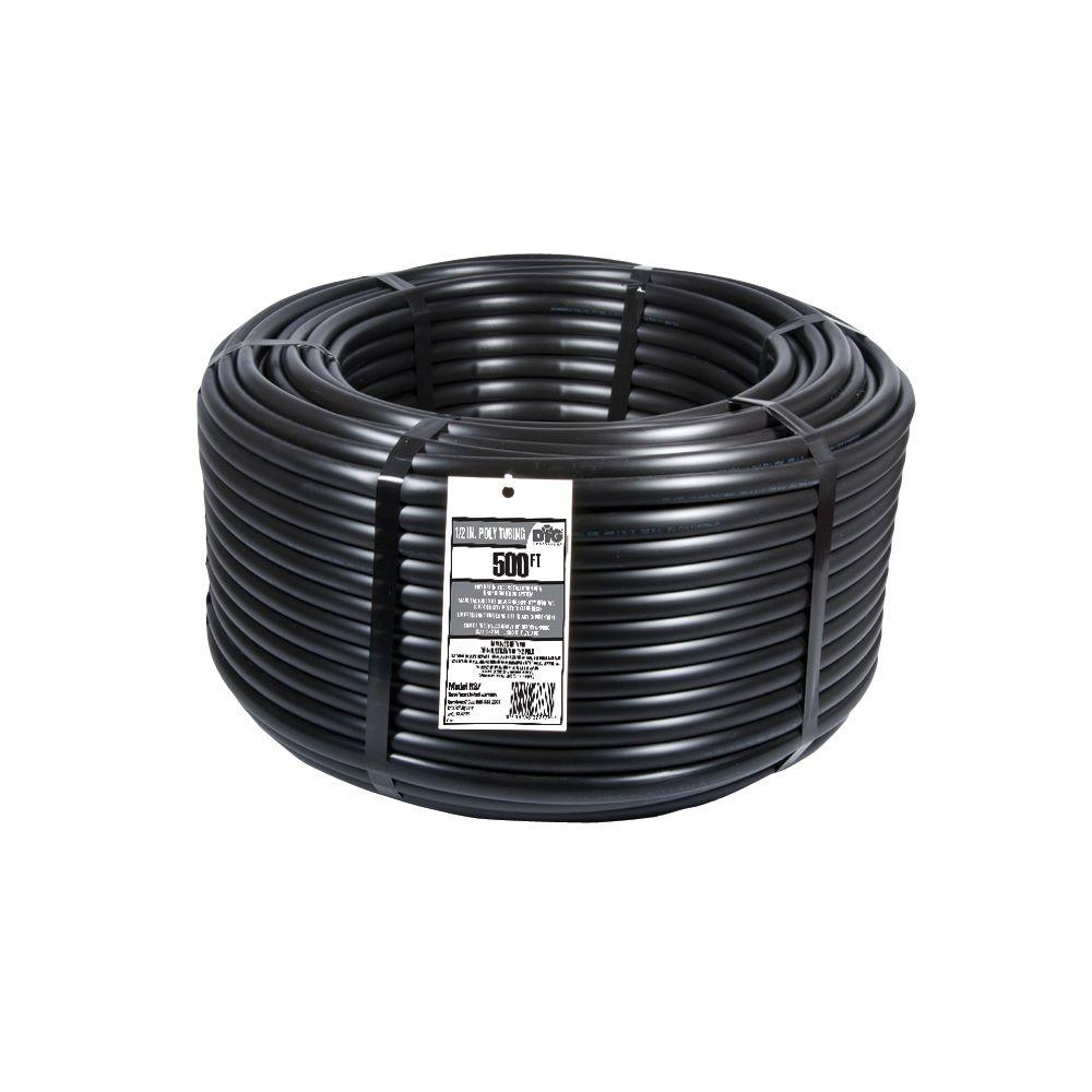 DIG 1/2 in. x 500 ft. Poly Drip Tubing-B37 - The Home Depot 1 2 Drip Irrigation Tubing Home Depot