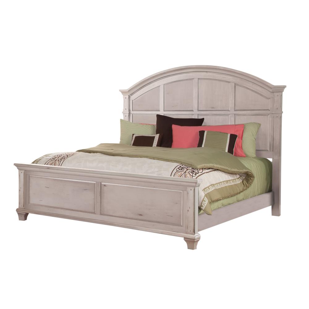 American Woodcrafters Sedona Antique Cobblestone White Queen American Woodcrafters Sedona Antique Cobblestone White Queen Standard Panel Bed 2410 50pbc The Home Depot