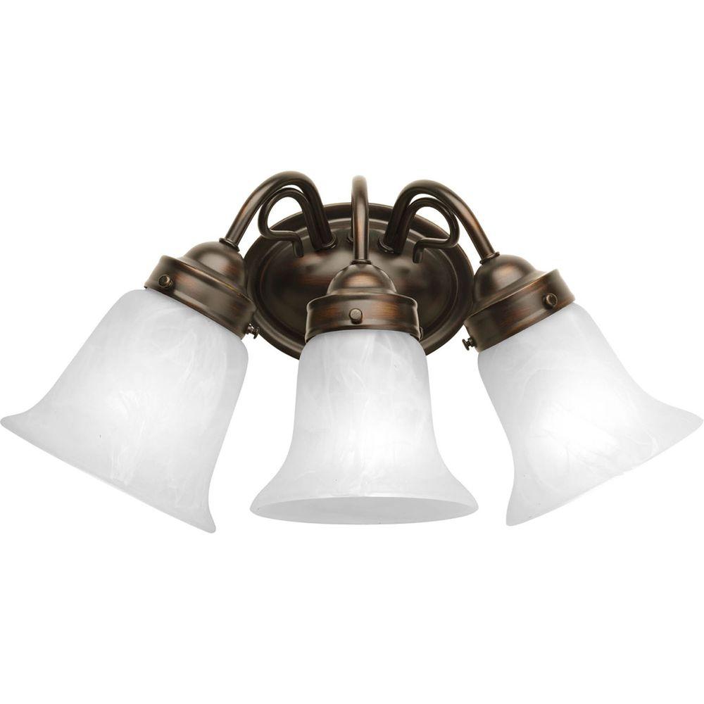 Progress Lighting Bedford Collection 3Light Antique Bronze Vanity