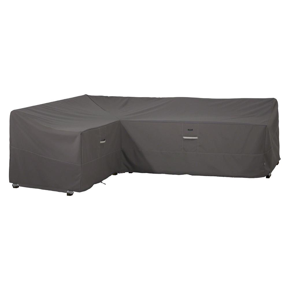 Classic Accessories Ravenna 83 In L X 104 32 D 31 Ravenna 83 In L X 104 32 D 31 H Left Facing Shape Sectional Lounge Set Cover