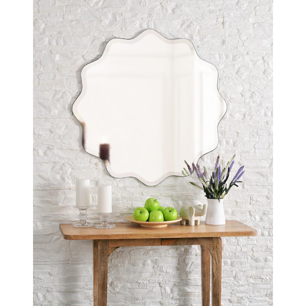 Kenroy Home Lisa Irregular Decorative Wall Mirror 60335 The Depot