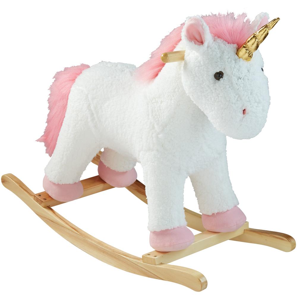 Home Accents Holiday 22.17 in. Rocking Animal, Unicorn