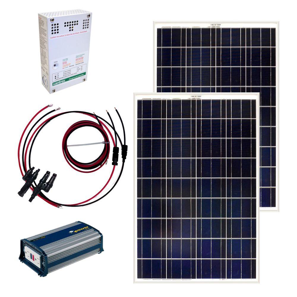 Grape Solar 200-Watt Off-Grid Solar Panel Kit-GS-200-KIT - The Home Depot