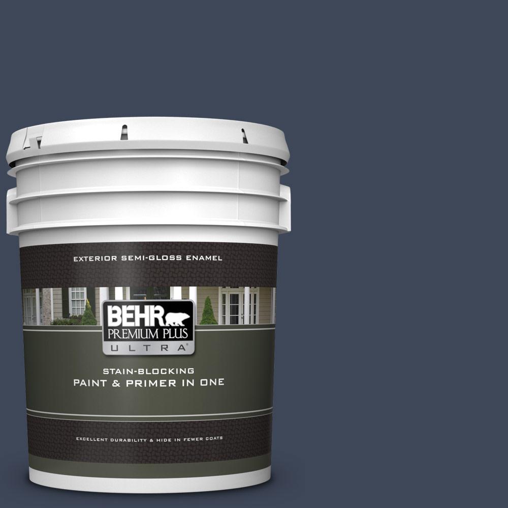 BEHR Premium Plus Ultra 5 gal. M5007 Very Navy Semi