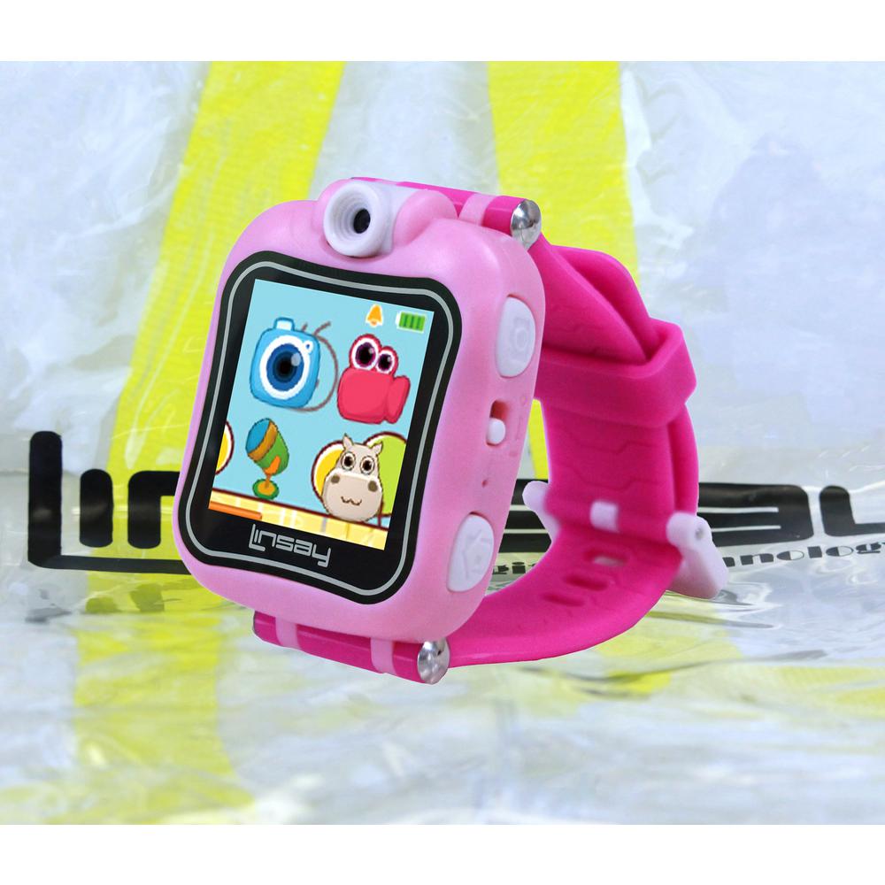 smart watch kids pink