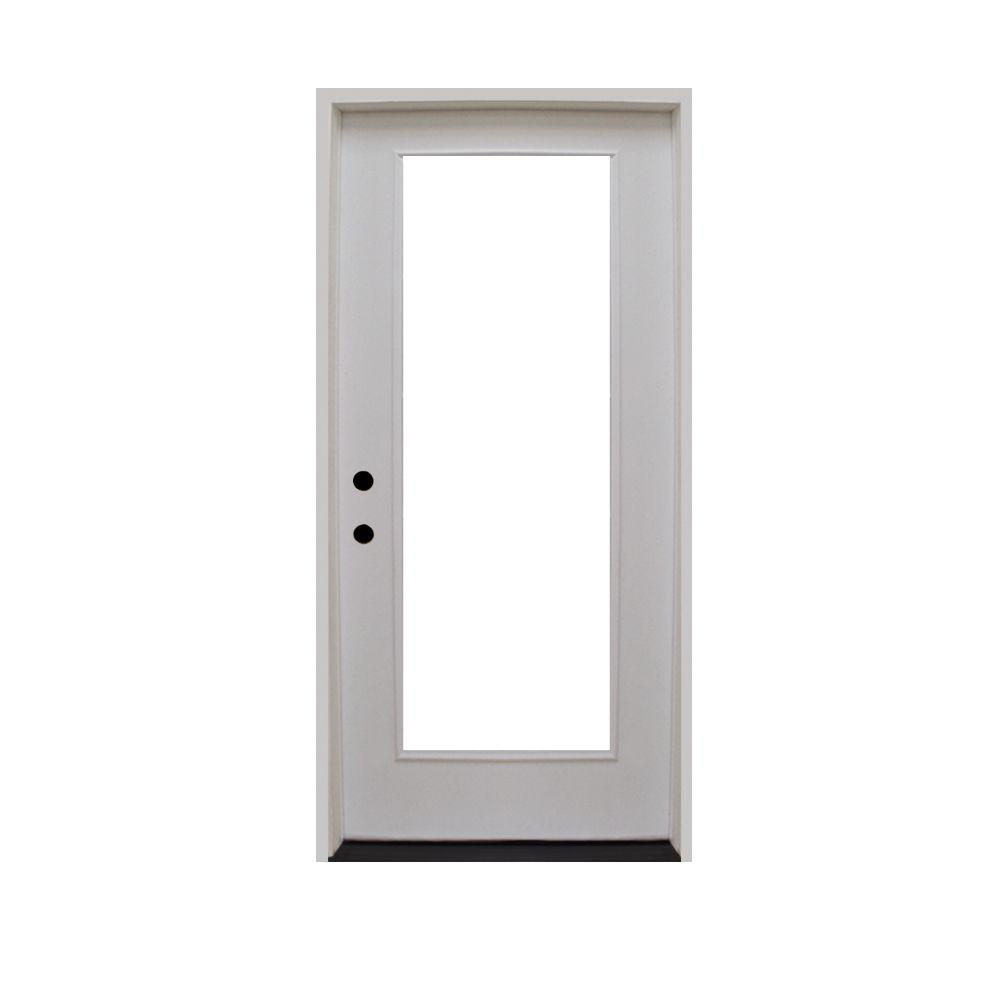 Steves &amp; Sons 32 in. x 80 in. Premium Full Lite Primed