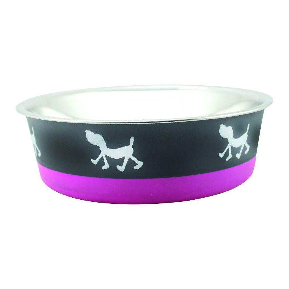 rubber dog bowl
