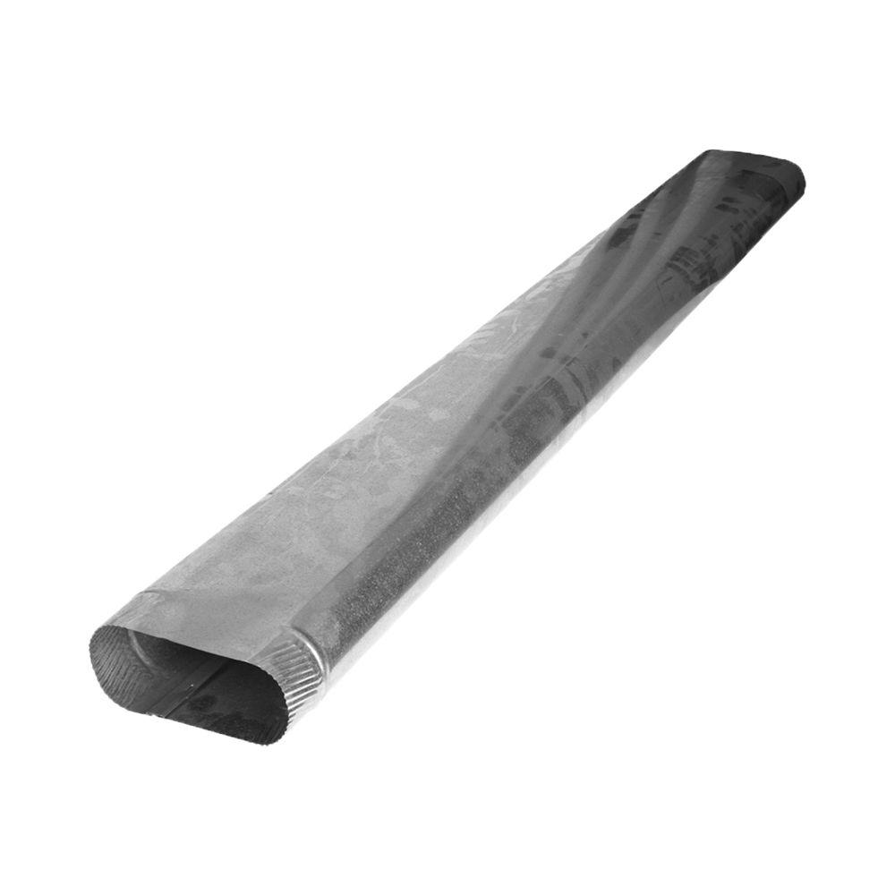 SpeediProducts 7 in. x 60 in. 30 Gauge Galvanized Oval PipeSM