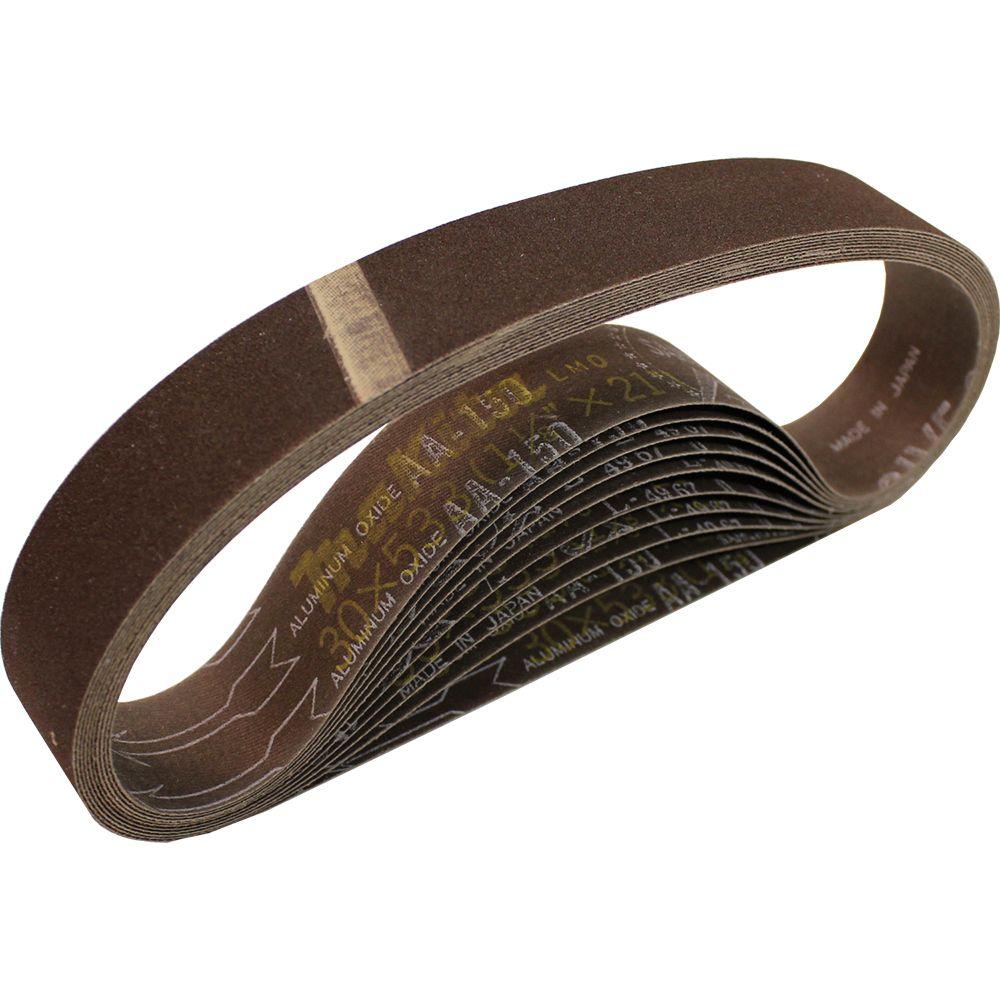 UPC 088381103831 product image for Makita Sanding Belts 1-1/8 in. x 21 in. 150-Grit Abrasive Belt (10-Pack) 742334- | upcitemdb.com