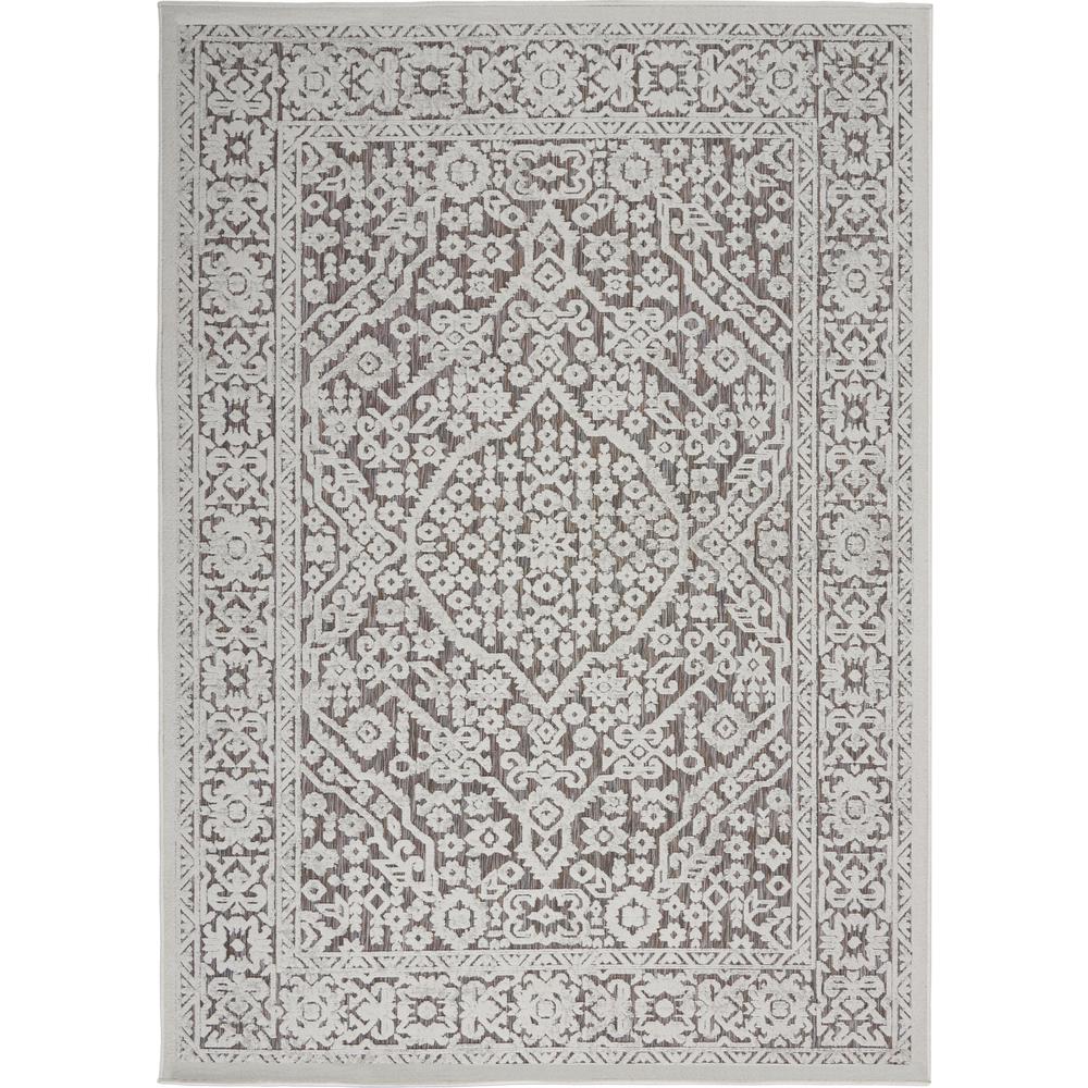 beige geometric runner rug ft calobra contemporary indoor outdoor nourison shape