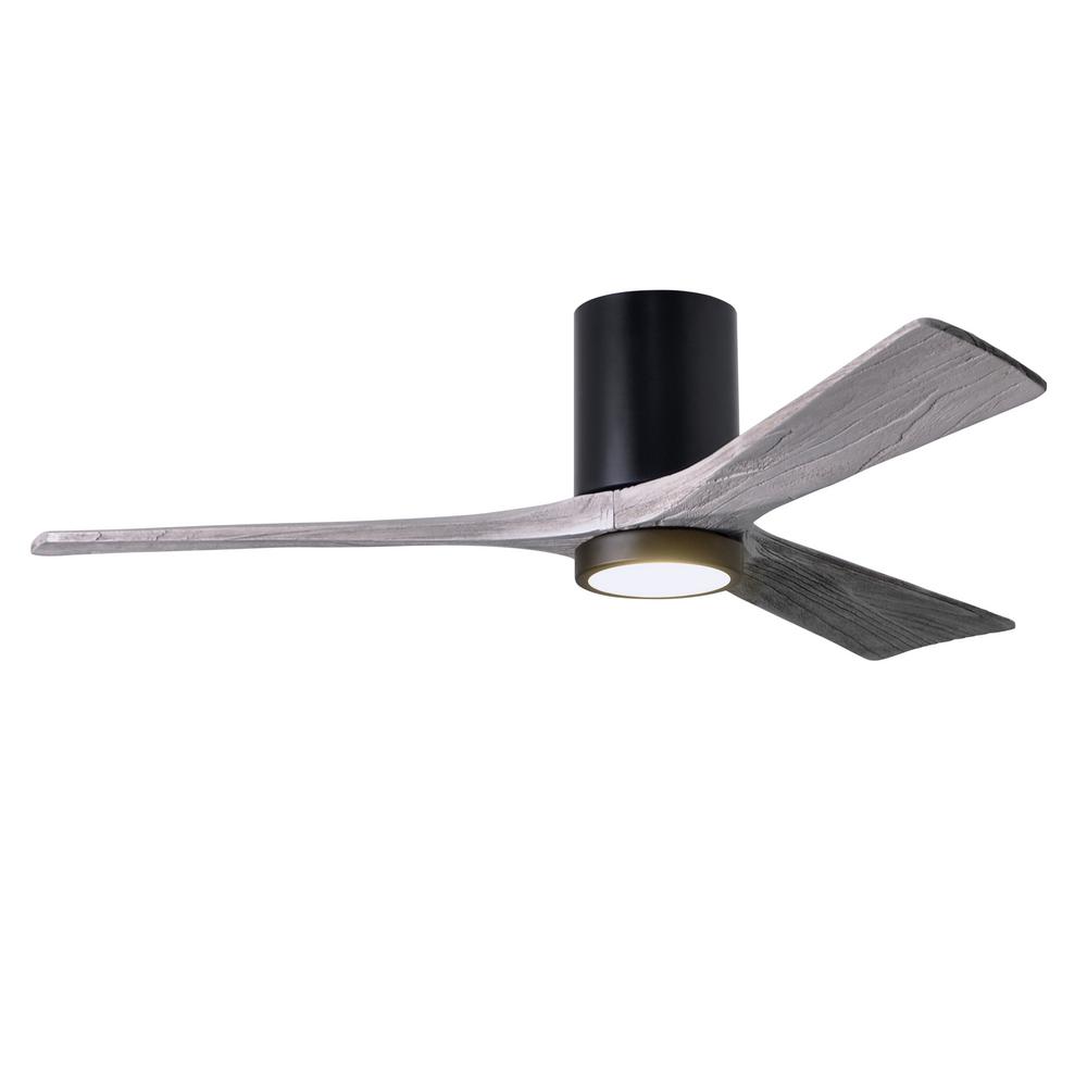 Atlas Irene 52 In Led Indoor Outdoor Damp Matte Black Ceiling Fan