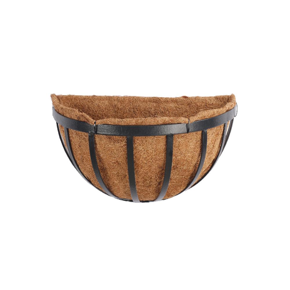 Arcadia Garden Products Solstice 20 inch Black Metal Coconut Wall Planter by Arcadia Garden Products