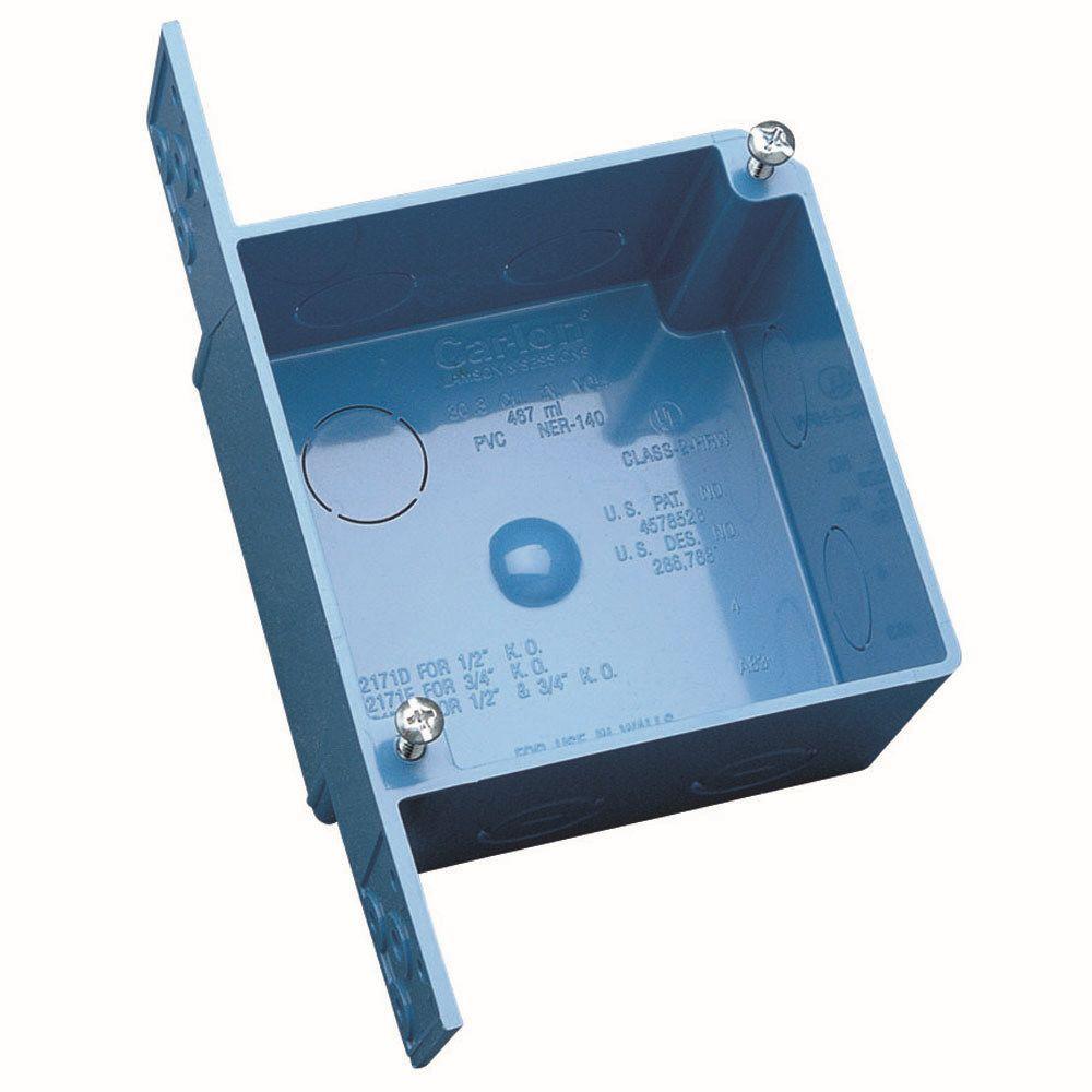 ENT Square Box A5215DRCAR Carlon Nail-On 4 In x 4 In 1 Each