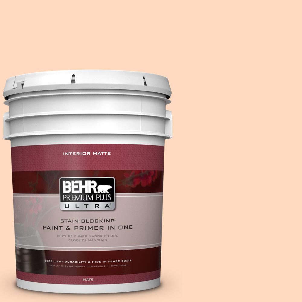 BEHR Premium Plus Ultra 1 gal. #P210-2 Citrus Delight Matte ...