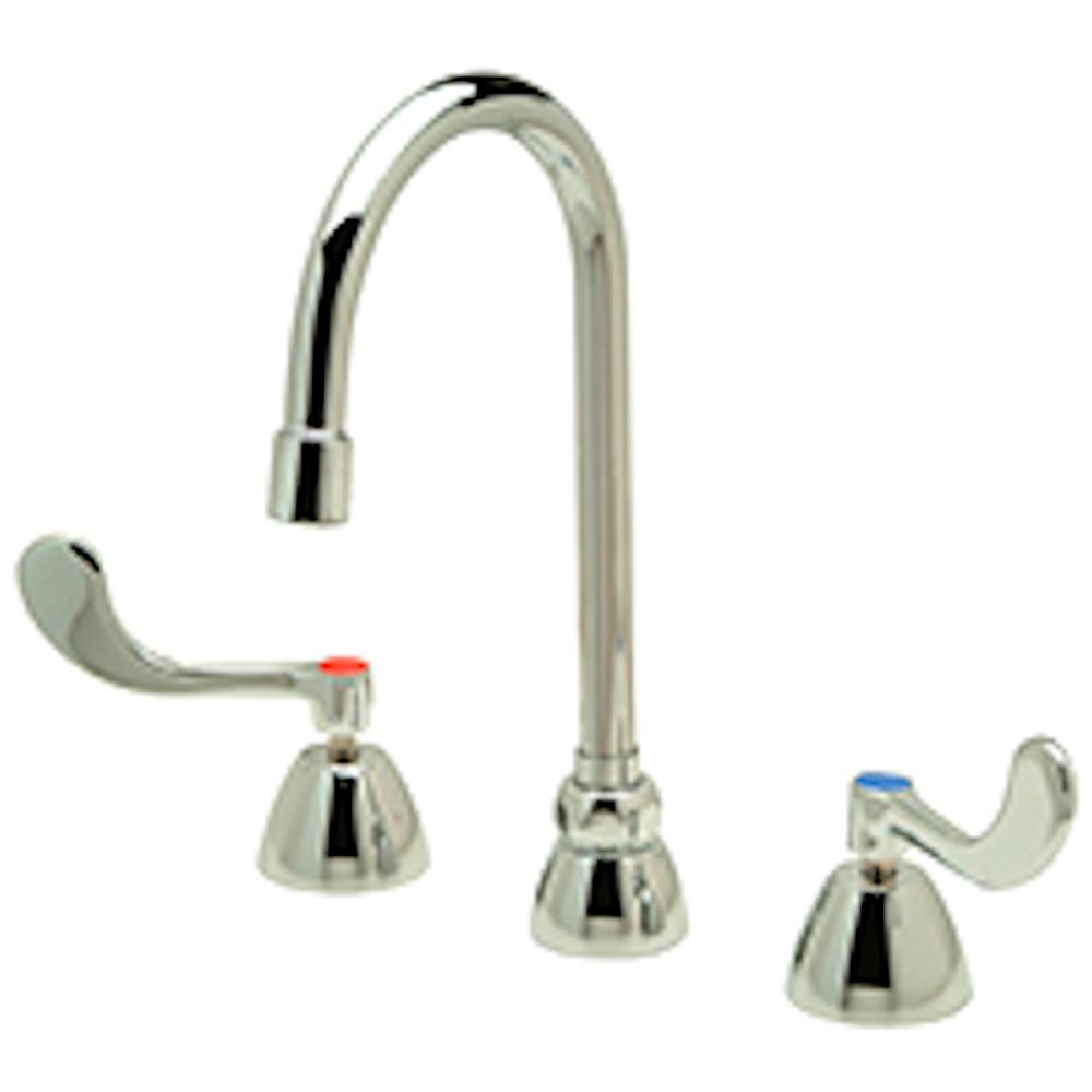 Zurn 4 In Centerset 2 Gpm Gooseneck Faucet With 5 3 8 Spout Chrome