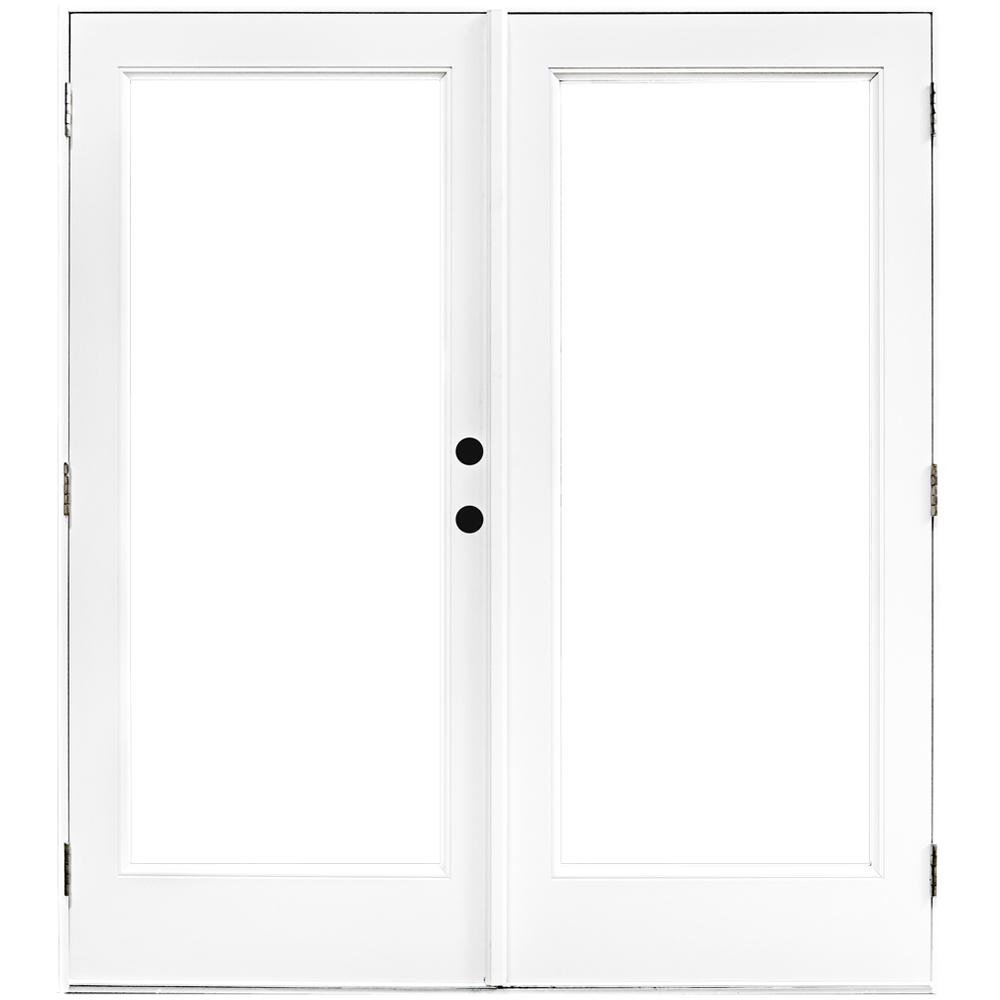 Mp Doors 60 In X 80 In Fiberglass Smooth White Left Hand