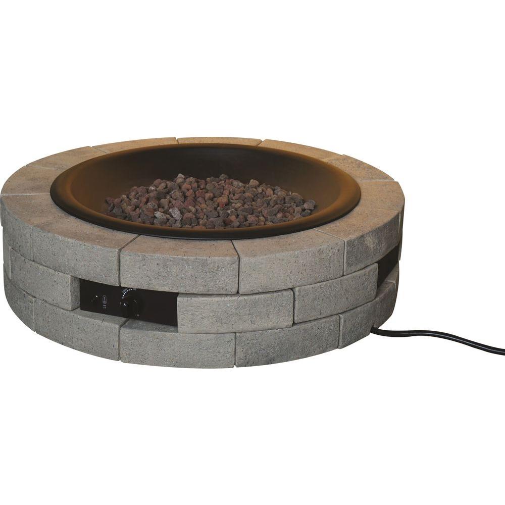 Bond Manufacturing 39 In Round Gas Insert Stainless Steel Fire