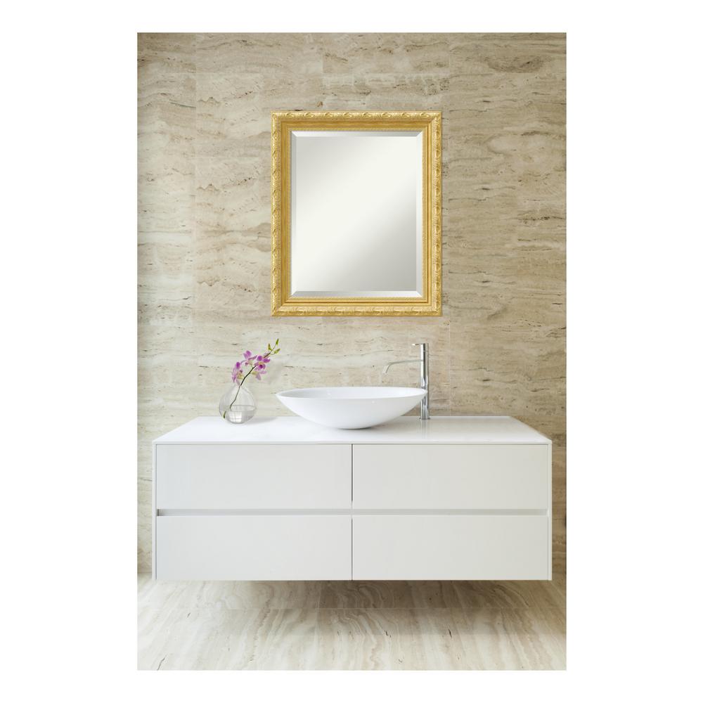 Gold Bathroom Mirrors Bath The Home Depot Versailles Antique