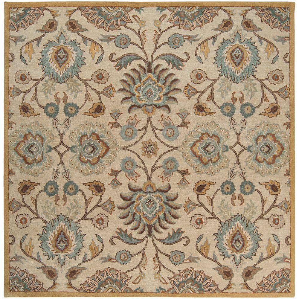 Artistic Weavers Artes Beige 8 Ft X Square Area Rug Jhn1012 Artistic Weavers Artes Beige 8 Ft X Square Area Rug