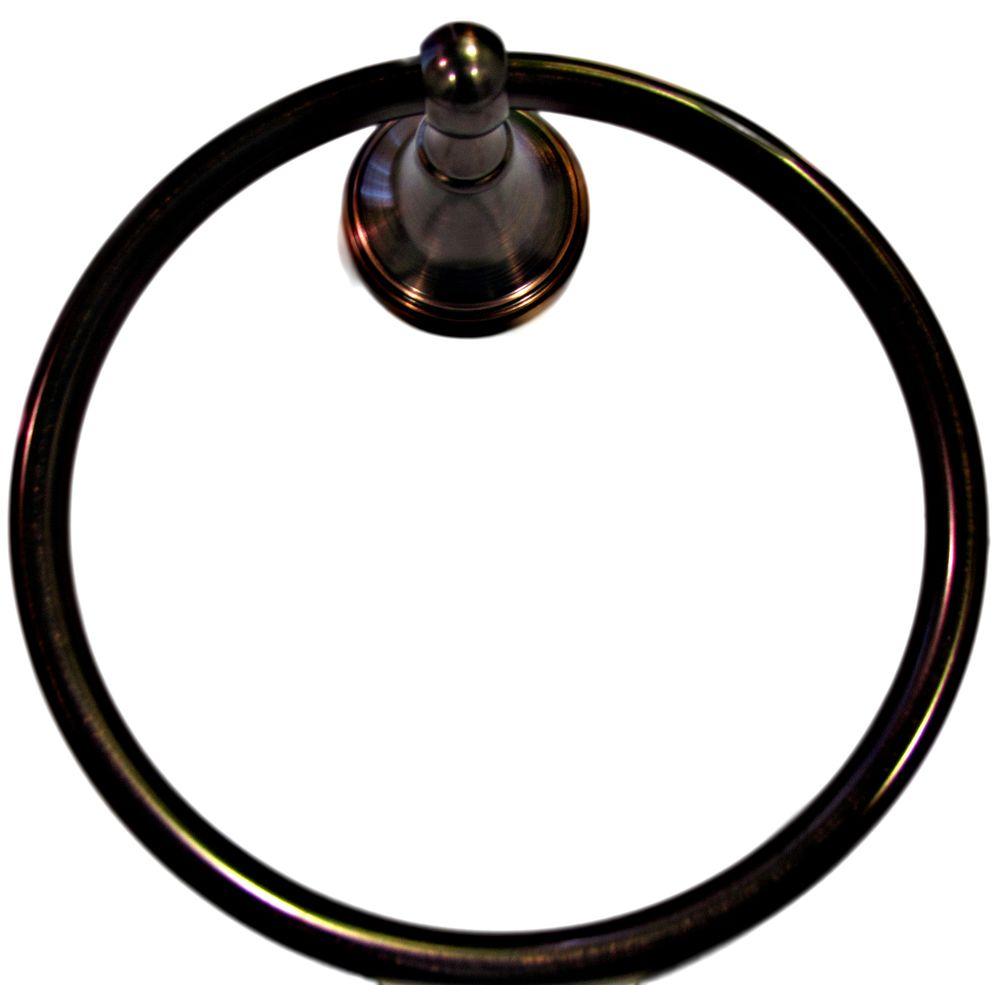 Delta Vero Open Towel Ring in SpotShield Bronze77746RB The