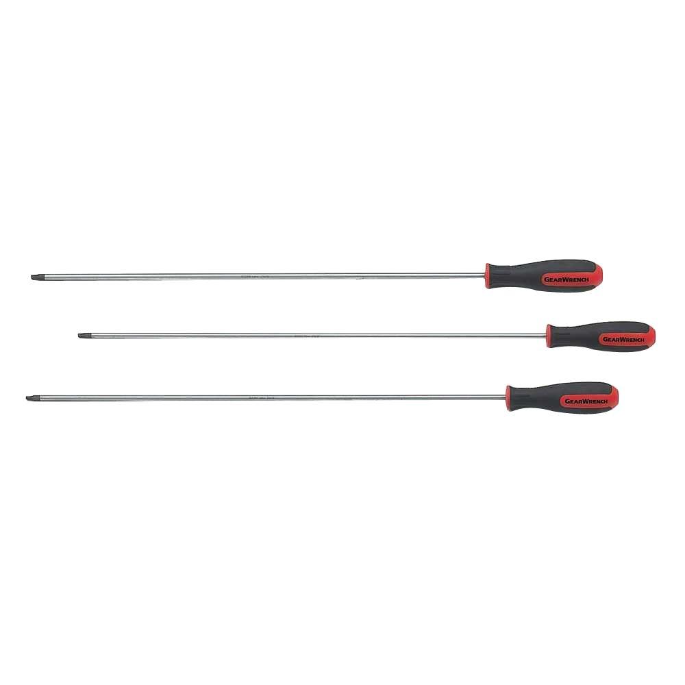 GearWrench Long Torx Dual Material Screwdriver Set (3Piece)80064