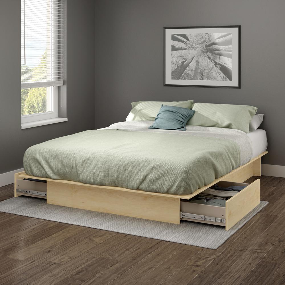 South S Gramercy Natural Maple Full Queen Platform 10221 The South S Gramercy Natural Maple Full Queen Platform