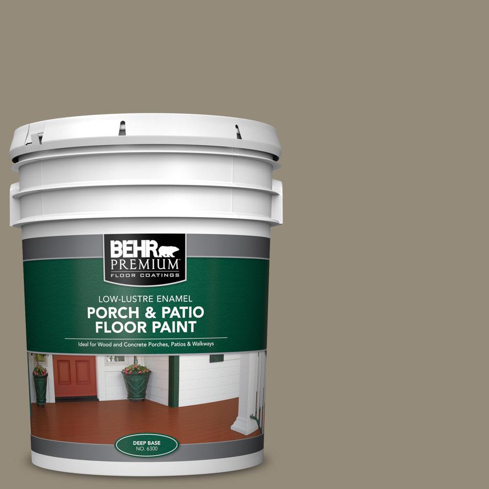 Behr Premium 5 Gal N180 6 Derby Low Re Enamel Interior Exterior Porch And Patio Floor Paint 630005 The Home Depot - Behr Concrete Patio Paint Colors Behr Premium 5 Gal N180 6 Derby Low Re Enamel Interior Exterior Porch And Patio Floor Paint 630005 The Home Depot - Behr Concrete Patio Paint Colors