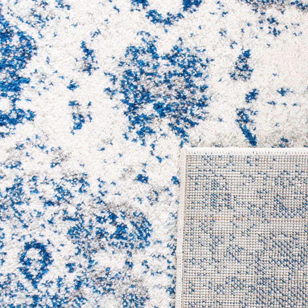 White//Royal Blue Safavieh Madison Collection MAD611C Bohemian Chic Vintage Distressed Area Rug 2 3 x 4